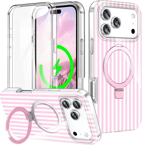 Vista 16 de Funda para iPhone 16 con protector de pantalla-Lotus A25