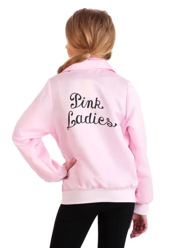 Vista 2 de Chaqueta de disfraz Pink Ladies de Grease para niños Multicolor