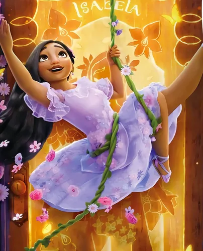 Vista 3 de AOVCLKID Vestido casual de princesa para niñas pequeñas con estampado de dibujos animados