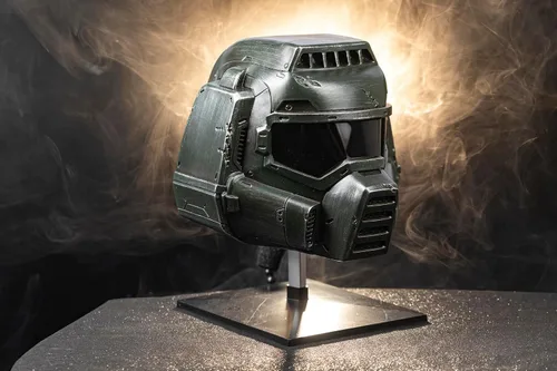 Vista 4 de Playcoshow Casco Dom, máscara de resina para adultos, accesorio para disfraz de cosplay