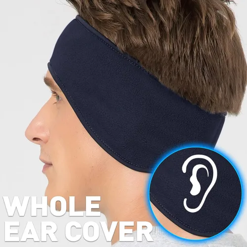 Vista 3 de JOEYOUNG Calentadores de orejas de forro polar para hombres, mujeres y niños, diadema de invierno, orejeras para clima frío, correr, ciclismo, esquí