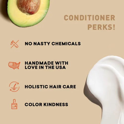 Vista 8 de Just Nutritive Extreme Dry Hair Conditioner Cuidado natural para todo tipo de cabello Limpiador restaurador para cabello extremadamente seco