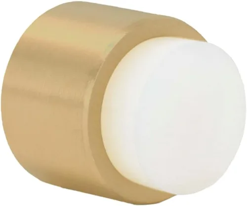 Vista 12 de EVI - Topes de puerta Tope de manija de puerta blanco – Adhesivo y cierre de tornillo – Caucho protector – Tope de puerta de pared de 1.1 x 1.1