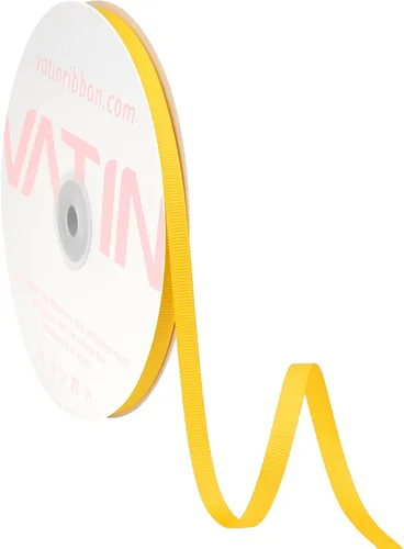 Vista 122 de VATIN Cinta de Grogrén Negra, 1-1/2" x 50 Yardas Continuas, Cinta de Grogrén de Poliéster Negra, Usar para Lazos de Bricolaje, Accesorios