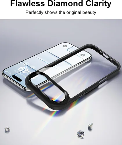 Vista 124 de HOOMIL Funda para iPhone 7 Plus/iPhone 8 Plus de 5.5 Pulgadas, sin amarillamiento, protección contra caídas, cubierta trasera dura transparente