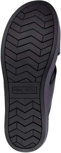 Vista 5 de NINE WEST Mens Criss Cross Slides Sandals - Indoor and Outdoor Open Sandal - Comfort Dress Slide Sandals for Men - Jakob