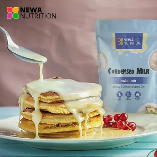 Vista 5 de Sin Azúcar (Sin Azúcar Añadido) Mezcla de Leche Condensada Sin Gluten Sin OGM Peso: 8 oz/226.8 gr. (Paquete de 2)