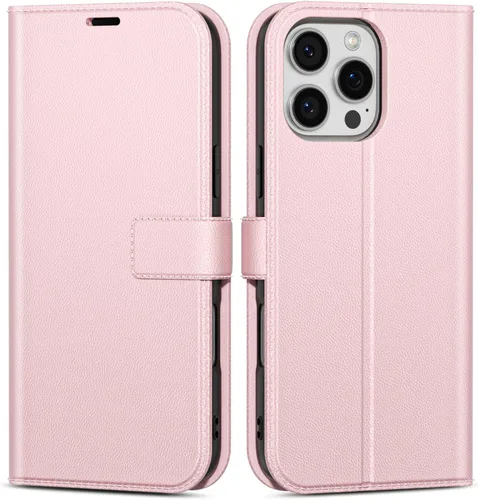 Vista 70 de oakxco Funda tipo cartera para iPhone SE 2022/2020/8/7 con soporte para tarjeta de crédito, funda magnética RFID delgada tipo libro con tapa