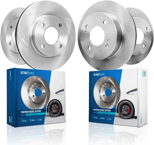 Vista 20 de Detroit Axle - Kit de freno delantero para Honda Odyssey 1999-2004 2001-2002 MDX Rotores de freno de disco Pinza de freno de disco con soporte
