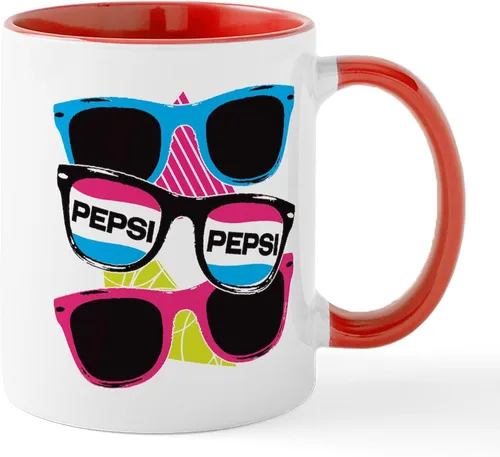Vista 41 de CafePress Catch That Pepsi Spirit - Taza de café de cerámica (11.0 fl oz)