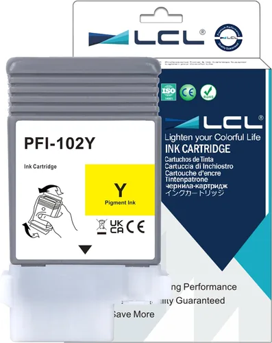 Vista 7 de LCL PFI102 Cartucho de tinta negra de repuesto para Canon PFI-102 PFI-102BK para Canon imagePROGRAF iPF500 iPF510 iPF600 iPF605 iPF610 iPF650 iPF655