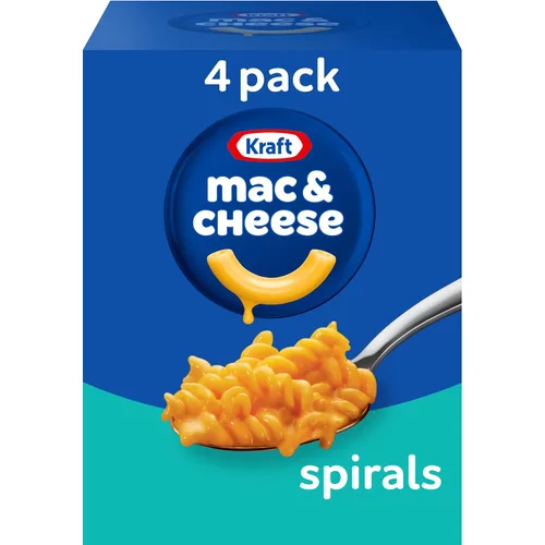 Vista 10 de Kraft Spirals Original Mac & Cheese - Cena de Macarrones con Queso, Caja de 5.5 oz