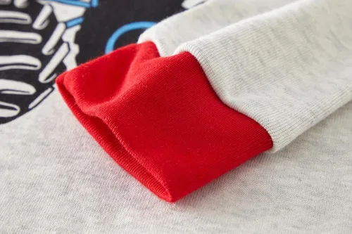 Vista 5 de Conjunto de pijama de planeta para niños, 100% algodón, 2 piezas, ropa de dormir de manga larga, conjuntos de ropa de dormir para niños, camisas