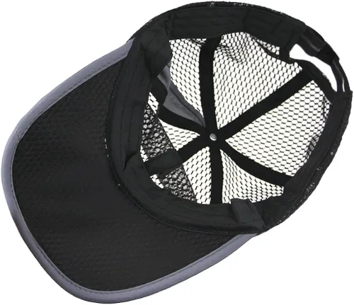 Vista 6 de Gorra De Béisbol Malla Transpirable unisex. Gorra con protección anti UV ajustable Snapback Tenis Golf Running Pesca Ciclismo