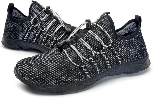 Vista 7 de DLGJPA - Zapatos deportivos Aqua ligeros para agua para hombre zapatos de secado rápido para deportes y para caminar.
