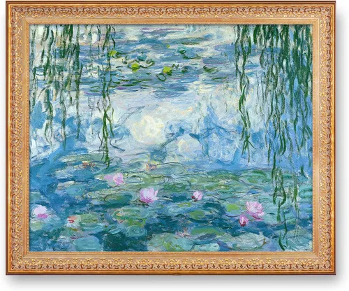 Vista 53 de A&T ARTWORK Antibes Seen from The Salis Gardens de Claude Monet Las Obras de Arte Clásico Mundial Reproducciones, Impresiones de Arte en Lienzo