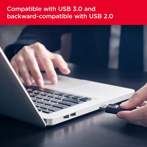 Vista 4 de SanDisk Unidad flash Ultra USB 3.0 de 16 GB - SDCZ48-016G-GAM46, color negro