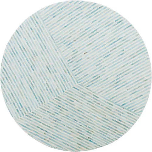 Vista 11 de Linon Home Decor Products Mesa de centro Kiro Blue Capiz