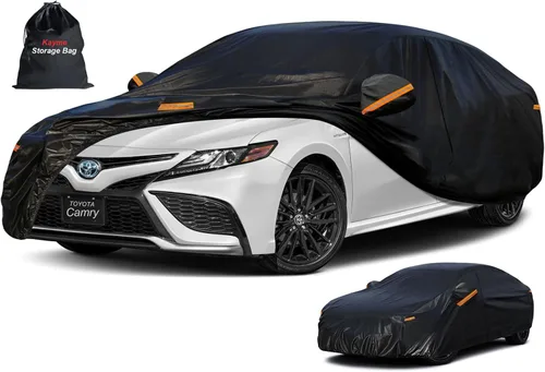 Vista 87 de Kayme Cubierta de auto SUV de 7 capas ajuste personalizado para BMW X1 (2009-2025), impermeable, para todo tipo de clima, para automóviles, cubierta