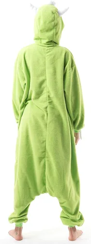 Vista 6 de Beauty Shine Disfraz unisex de dibujos animados para adultos Halloween Navidad pijamas de peluche para cosplay