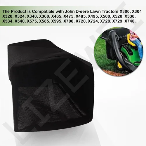 Vista 7 de AM135485 - Bolsa de césped de densidad media compatible con John D-eere X300 X310 X320 X465 X485 X500 X700 GX255 GX325 LX255 LX266 LX280 LX290 LT150