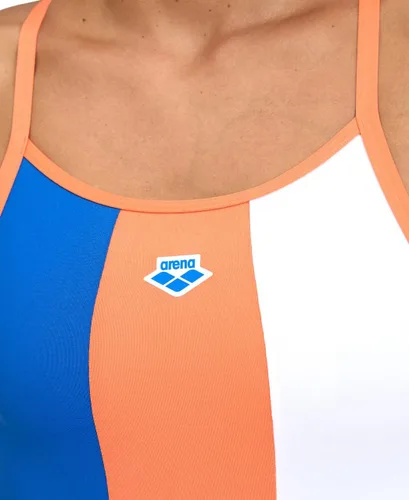 Vista 3 de ARENA Performance Icons Panel Traje de baño de mujer Super Fly Back de una pieza MaxLife Traje de entrenamiento para piscina