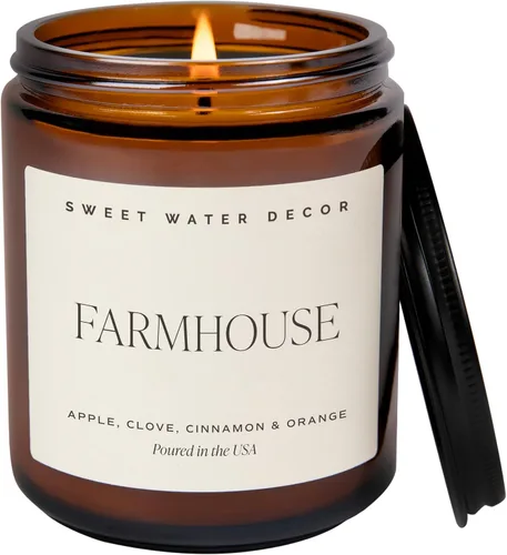 Vista 15 de Sweet Water Decor Vela en rollo de canela, aromas de otoño e invierno, tarro ámbar de 9 onzas Cinnamon, Icing & Buttery Pastry Scented Soy Wax