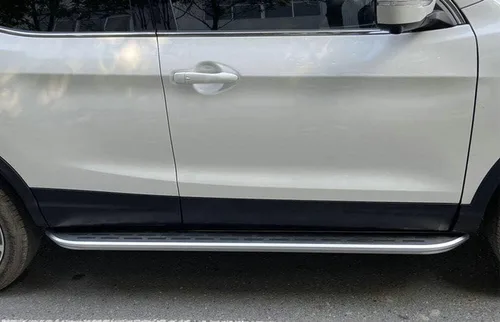 Vista 7 de Estribos laterales para Nissan X-Trail/Rogue 2014-2019, pedales de barra, barras de paso, accesorios de coche