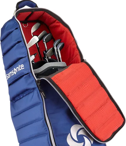 Vista 3 de Samsonite Golf Premium Quilted Golf Travel Cover with Wheels Detachable Shoe Bag, 4 Multi-Directional Wheels, Compression Strap
