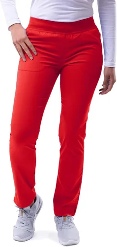 Vista 17 de Adar Pro Scrubs para mujeres - Pantalones de uniforme médico tipo yoga de pierna ajustada Peltre