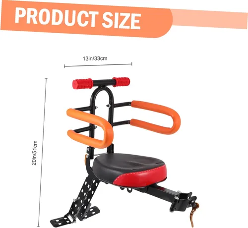 Vista 2 de KESYOO 1pc casco triciclo delantero bicicleta equilibrio para bebés Scooter remolque para acero eléctrico