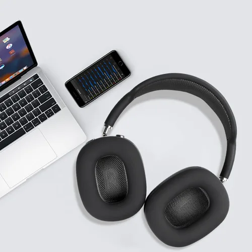 Vista 2 de SOULWIT Funda de silicona a prueba de sudor para AirPods Max, ajuste cómodo para ejercicio en el gimnasio, fácil de limpiar, sin pérdida de calidad