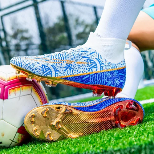 Vista 5 de HESBITEUL Tacos de fútbol al aire libre para entrenamiento de niños tacos de fútbol altos para suelo firme