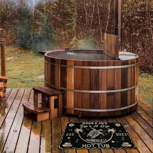 Vista 4 de V VIBEPY Decoración personalizada de neón para bañera de hidromasaje, decoración de baño, felpudo de granja, regalo para la familia (01) - 16 x 24