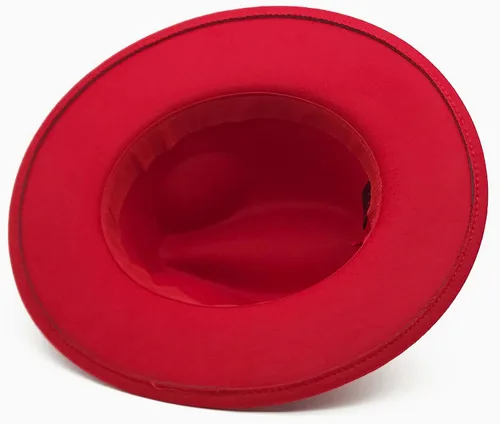 Vista 16 de Sombreros de fieltro de Panamá, sombrero de vestir clásico de ala ancha