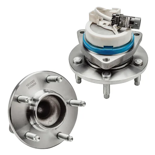 Vista 88 de Detroit Axle - Par de cojinetes de rueda delantera/trasera para Ford Edge 11-14, 09-19 Flex, 13-19 Police Interceptor Sedan, 14-18 Police Sedan