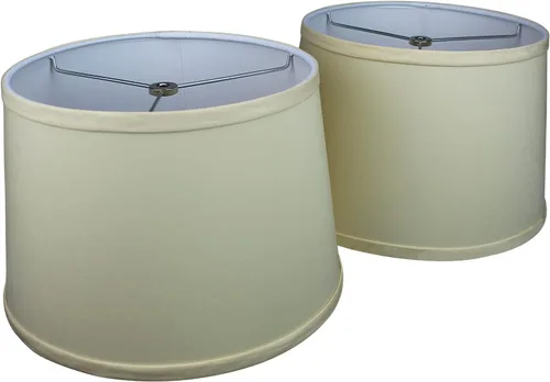 Vista 17 de FenchelShades.com - Juego de 2 pantallas de lámpara de 10 pulgadas de diámetro superior x 12 pulgadas de diámetro inferior x 8 pulgadas de altura