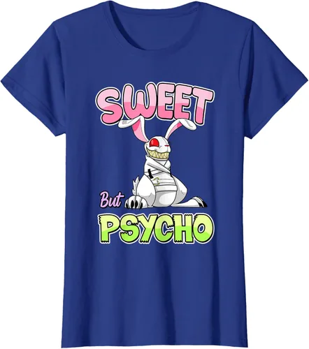 Vista 36 de Sweet But Psycho Shirt Bunny Creepy Gothic Rabbit Funny T-Shirt