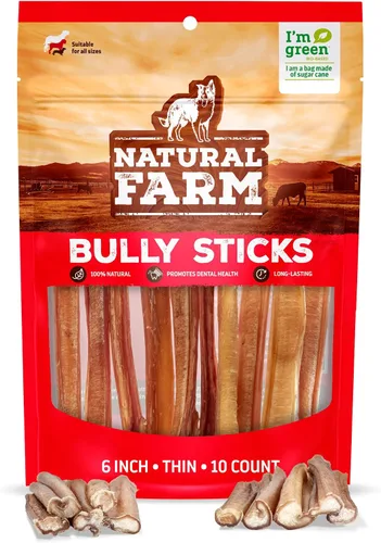 Vista 27 de Natural Farm Golosinas de colágeno trenzadas para perros (30 cm, paquete de 6), palitos de colágeno, golosinas naturales para perros, de larga
