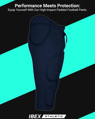 Vista 5 de Pantalones de fútbol juvenil integrados con 7 almohadillas - Faja de fútbol para niños, pantalones de fútbol juvenil