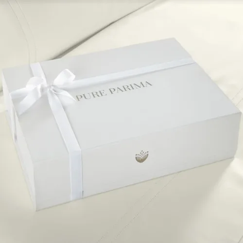 Vista 4 de Pure Parima Ultra percal Hotel Collection - Juego de sábanas de 100% algodón egipcio certificado, tamaño individual XL, color hueso