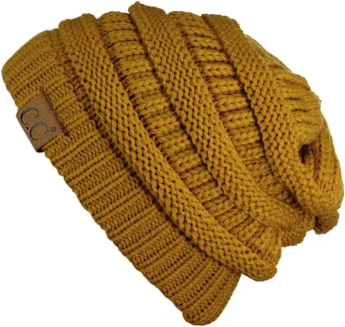 Vista 638 de C.C Trendy Warm Chunky Soft Stretch Cable Knit Beanie