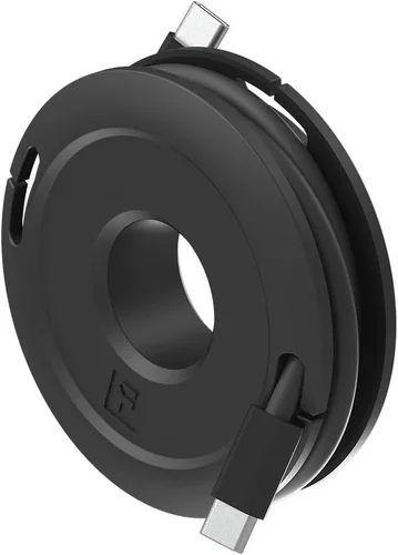 Vista 9 de Enrollador lateral Mini y Max de auriculares, auriculares y cable de carga enrollador y organizador perfecto para envolver auriculares y cables