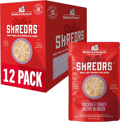 Vista 10 de Stella & Chewy's Tiras de Carne de Res Alimentada con Pasto y Pollo - Bolsas de Comida Premium para Perros - Perfectas Para Comedores Exigentes