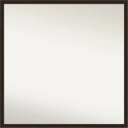 Vista 18 de Amanti Art Bathroom Mirror for Over Sink, Vanity Mirror, Wood Frame, Hangs Horizonally and Vertically, Bathroom Wall Decor, Non-Beveled Edge
