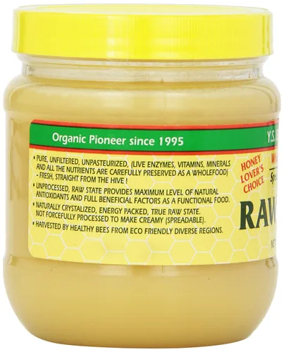 Vista 3 de Miel saludable (pura) YS Organic Bee Farms, 14 onzas