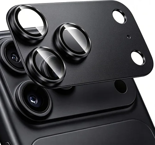 Vista 68 de Protector de Lente de Cámara para iPhone 14 / iPhone 14 Plus Película de Cubierta de Cámara de Metal, Vidrio Templado 9H, Antiarañazos, Compatible