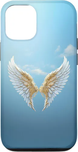 Vista 27 de Funda para iPhone 13 Heavenly Golden Angel Wings