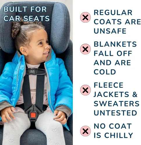 Vista 7 de Buckle Me Baby Coats Abrigo de asiento de coche de Toast