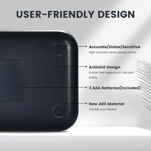 Vista 8 de EILISON Báscula inteligente de cocina con calculadora de nutrición, báscula digital de alimentos, pantalla a color TFT grande, aplicación Bluetooth